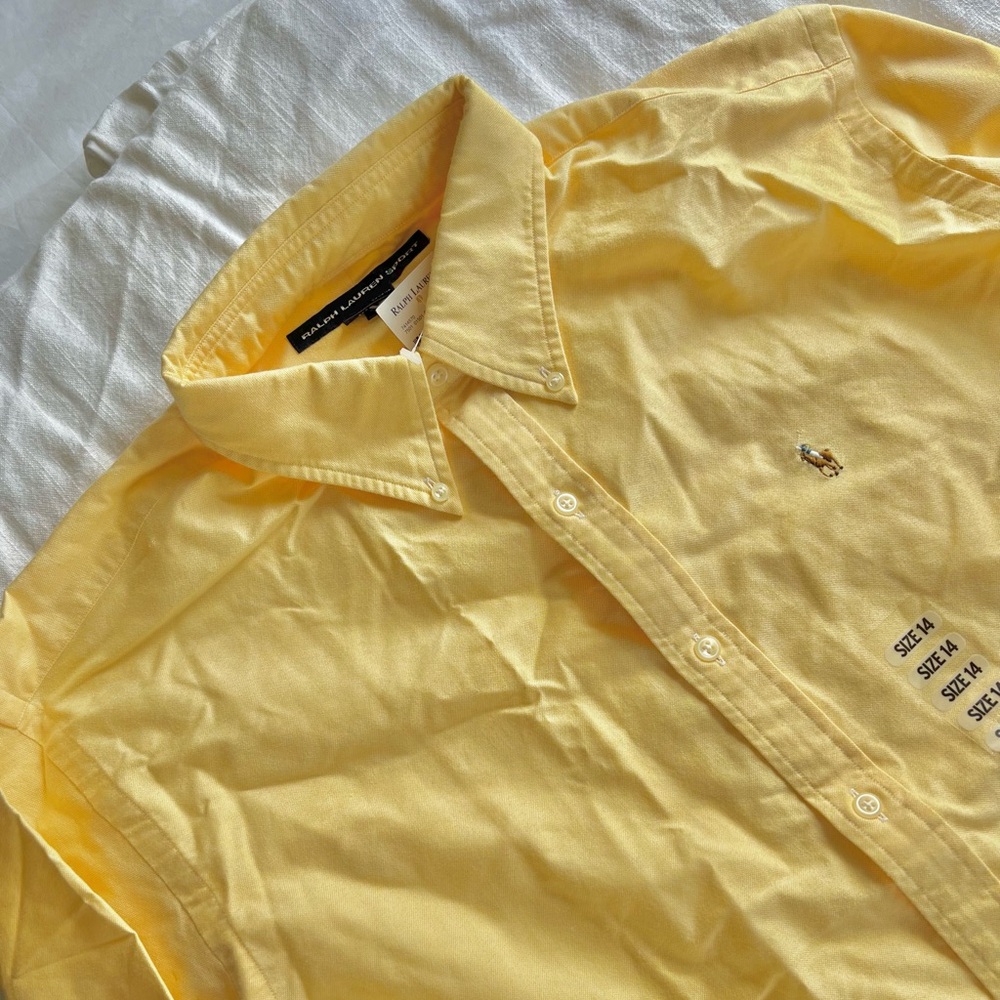 Polo by Ralph Lauren Yellow Boy’s Button Down Shirt